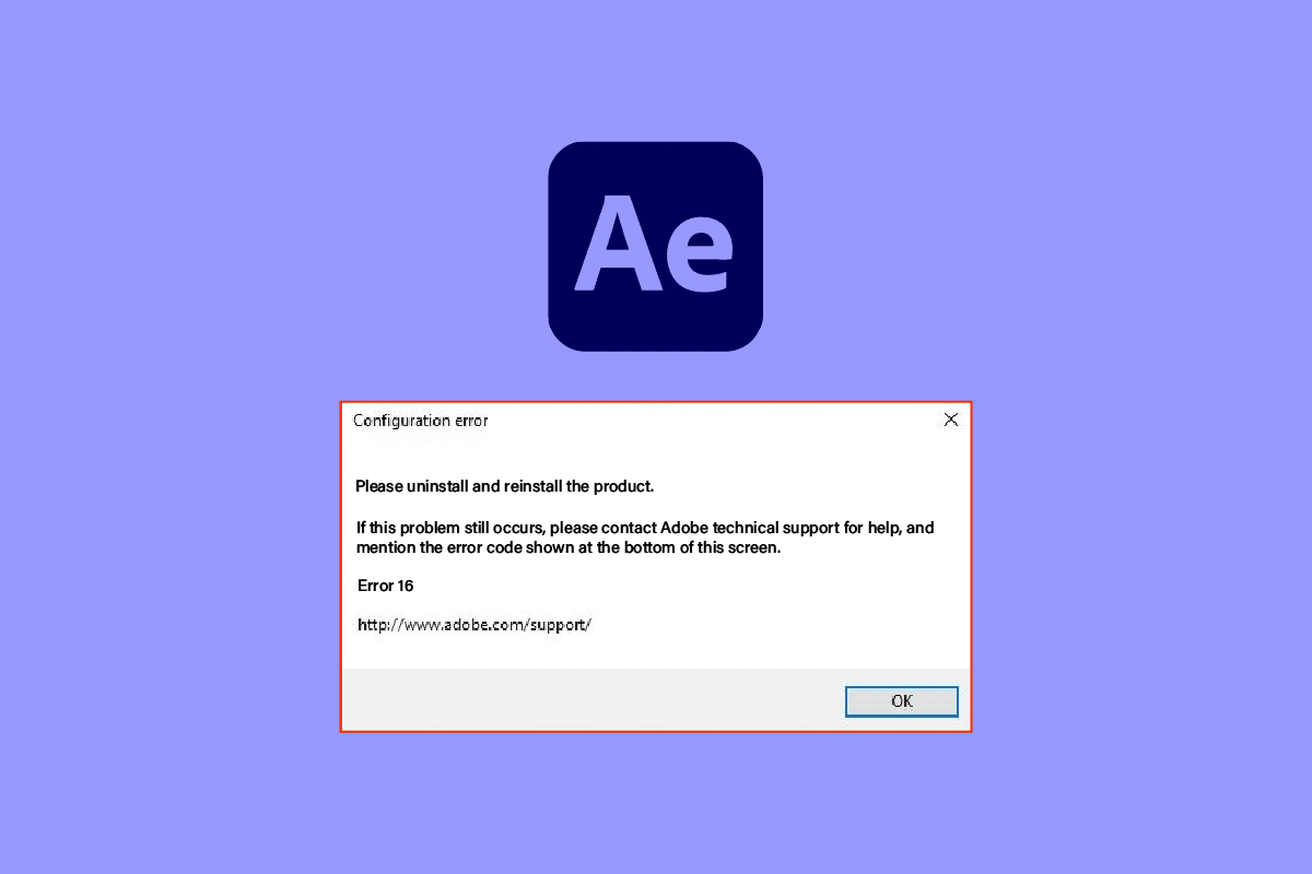 إصلاح خطأ 16 خطأ في التكوين في Adobe After Effects على Windows 10 - %categories