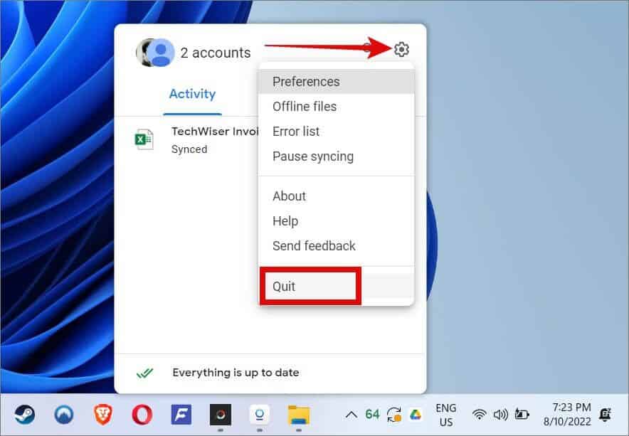 Fixes-for-Google-Drive-Wont-Sync-on-Windows-11-6-884x613 لا تتم مزامنة Google Drive على Windows 11 - إليك 13 إصلاح لذلك