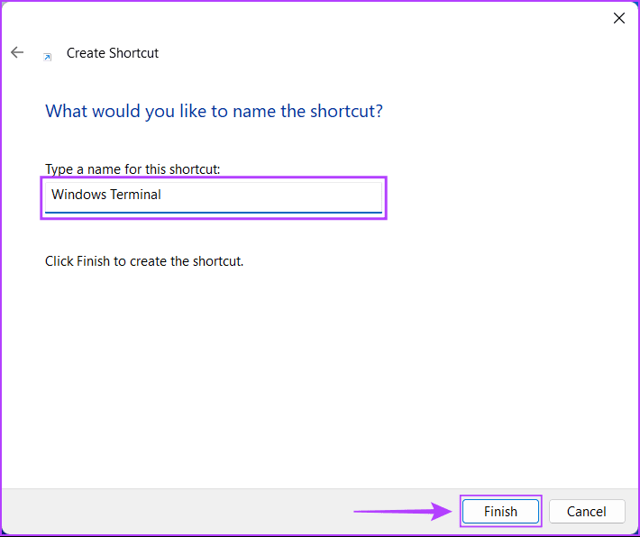 Give-It-a-Name أفضل 5 طرق لبدء تشغيل Windows Terminal على Windows 11