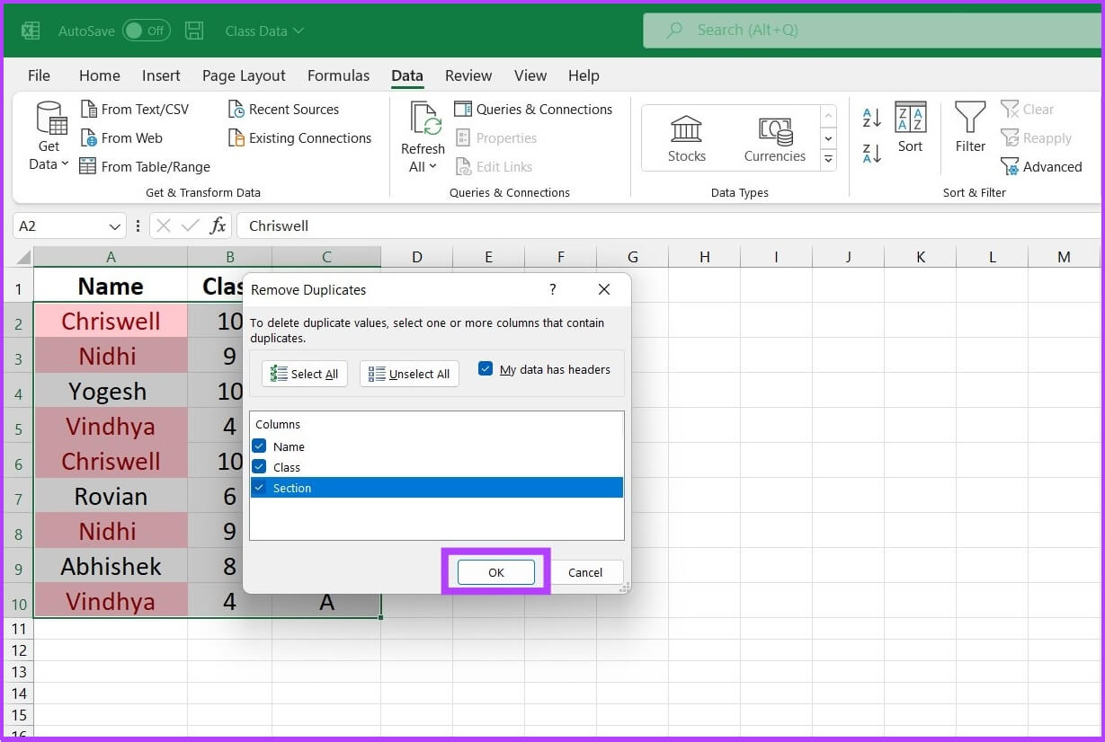 Highlight-Duplicates-in-Excel-15-1-1229x826 كيفية تحديد وتسليط الضوء على التكرارات في Excel: طريقتين سهلتين