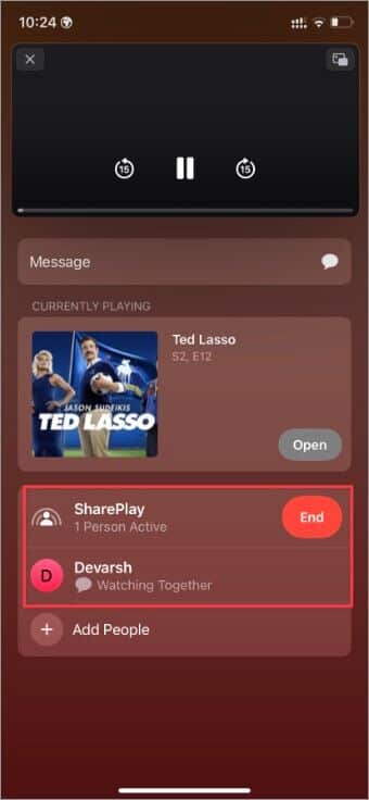 كيف تبدأ SharePlay في الرسائل على iPhone و iPad - %categories