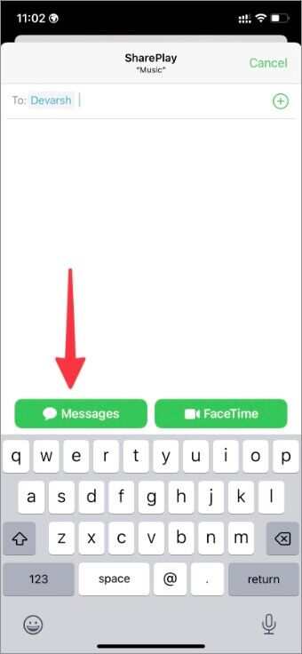كيف تبدأ SharePlay في الرسائل على iPhone و iPad - %categories