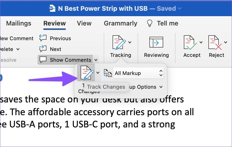 كيفية تعقب التغييرات في Microsoft Word - %categories