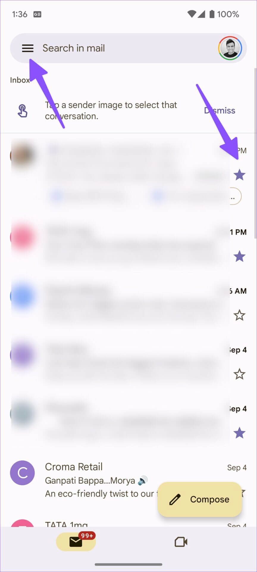 How-to-use-stars-to-organize-emails-in-Gmail-11-864x1920 كيفية استخدام النجوم لتنظيم رسائل البريد الإلكتروني الخاصة بك في Gmail