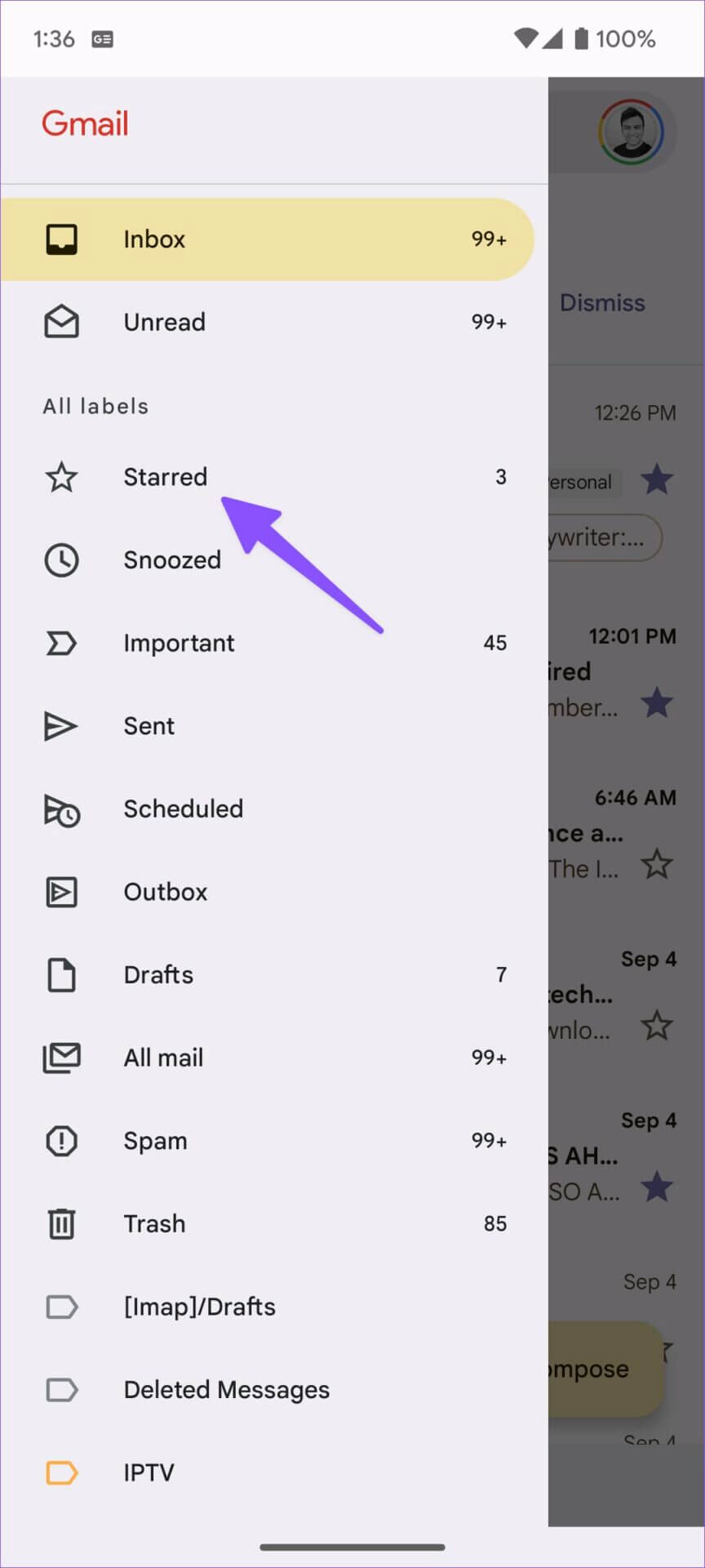 How-to-use-stars-to-organize-emails-in-Gmail-12-864x1920 كيفية استخدام النجوم لتنظيم رسائل البريد الإلكتروني الخاصة بك في Gmail