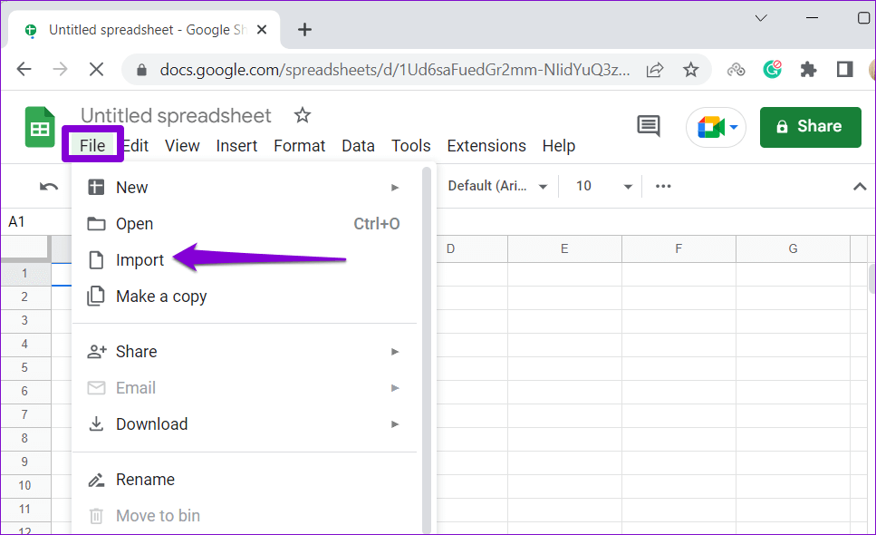 كيفية تحويل جدول بيانات Excel إلى مستند Google Sheets - %categories