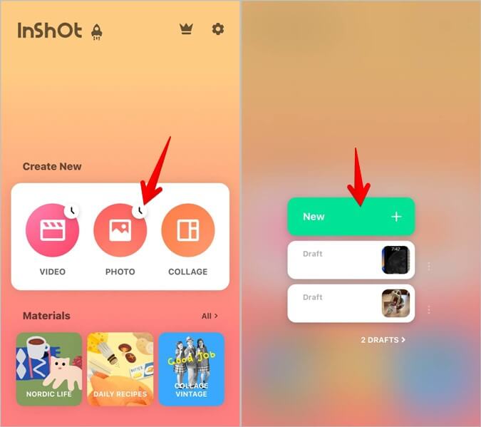 InShot-Add-Photo-675x599 4 طرق لوضع صورة على صورة أخرى على iPhone