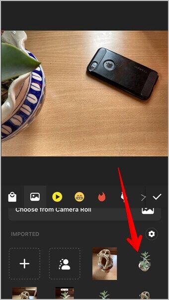 InShot-Imported-Sticker-Add-340x602 4 طرق لوضع صورة على صورة أخرى على iPhone