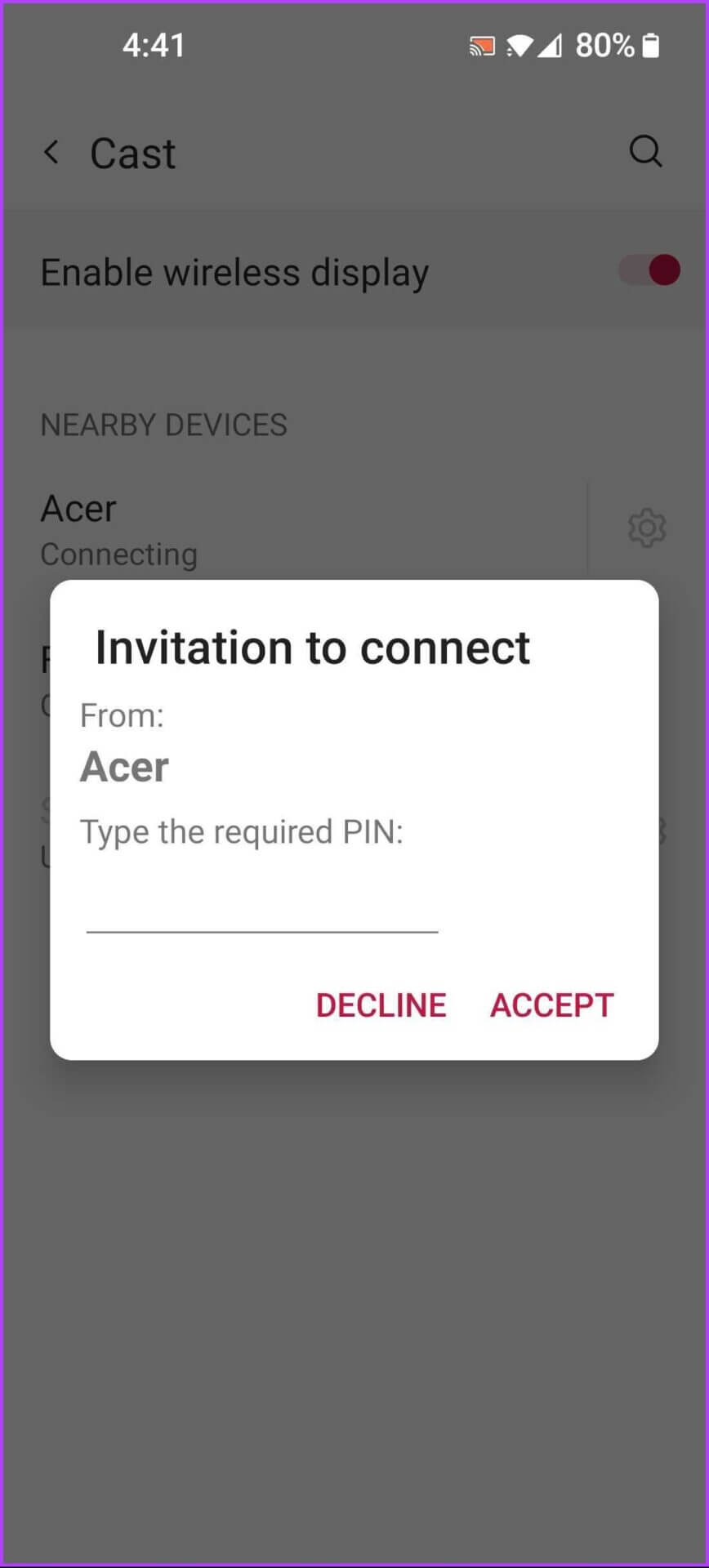 Invitation-to-Connect-868x1920 كيفية عكس Android لجهاز الكمبيوتر بنظام Windows 11