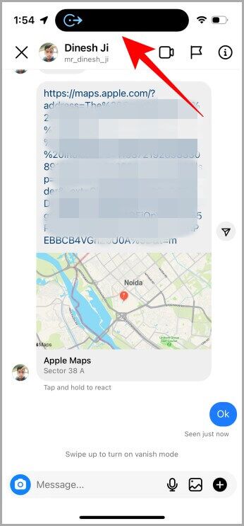 Message-Navigation-at-Same-Time-346x743 أكثر من 12 شيئًا مثيرًا يمكنك القيام به مع الجزيرة الديناميكية