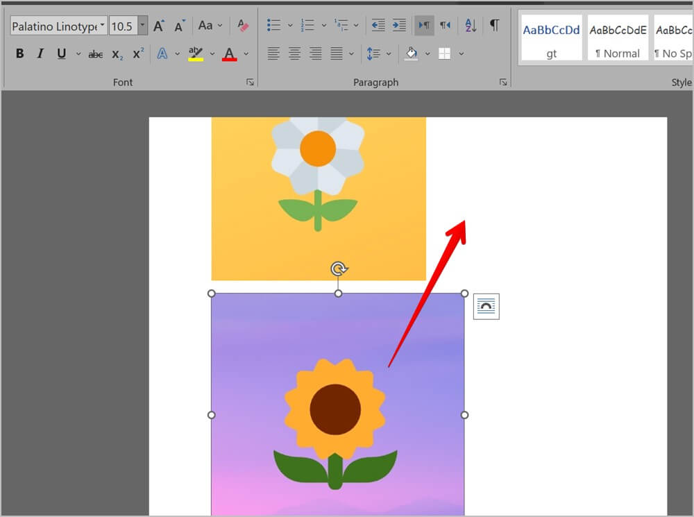 Microsoft-Word-Picture-Drag-1000x745 4 طرق لوضع صورتين جنبًا إلى جنب في Word