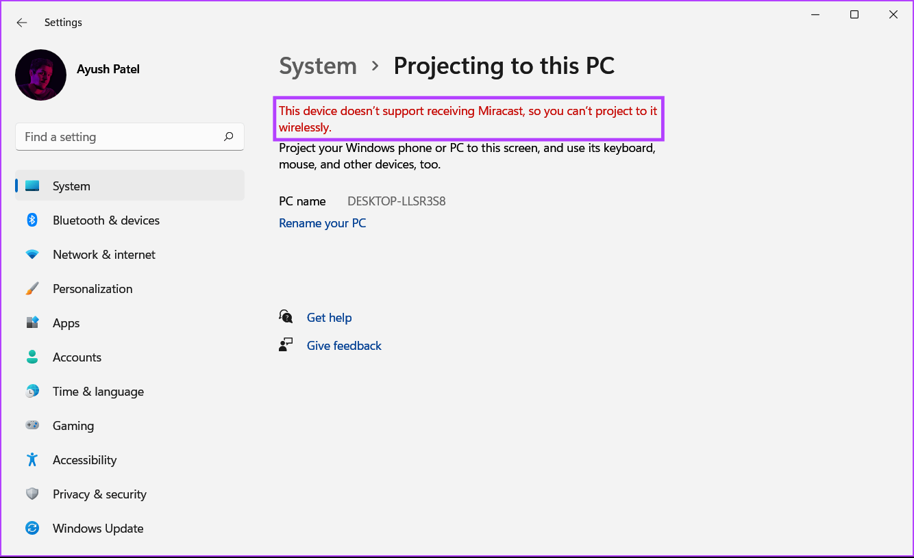 أفضل 5 طرق للتحقق مما إذا كان جهاز الكمبيوتر Windows 11 يدعم Miracast - %categories