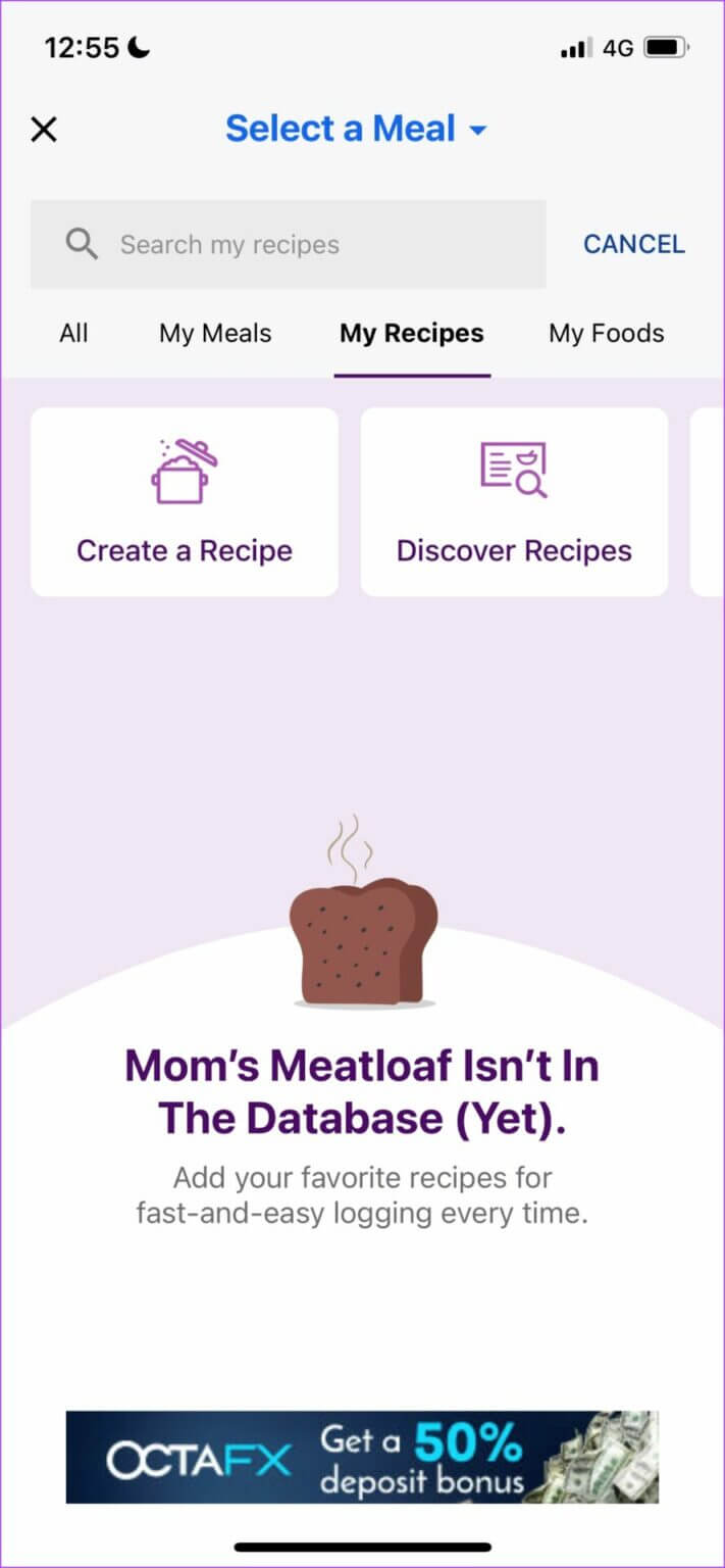 MyFitnessPal-My-recipies-711x1536-1-711x1536 أفضل 5 تطبيقات مجانية لحساب عدد السعرات الحرارية لـ iPhone