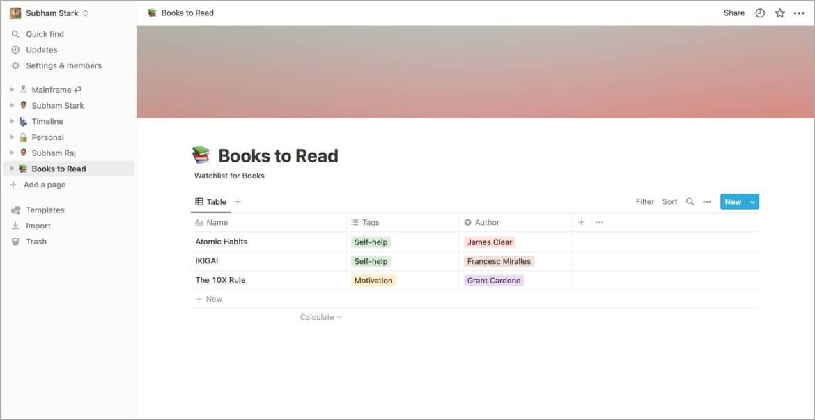 Not17-1-1170x603-1-1170x603 كيفية إنشاء قاعدة بيانات في Notion للمبتدئين