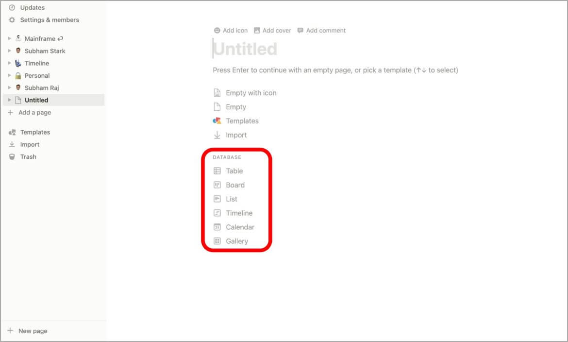 Not3-1170x704-1-1170x704 كيفية إنشاء قاعدة بيانات في Notion للمبتدئين