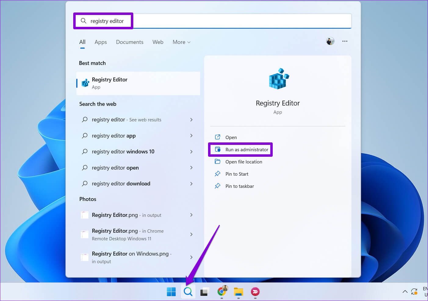 Open-Registry-Editor-as-Admin-1-1403x987 أهم 8 طرق للإصلاح لا يمكن إنشاء مجلد جديد على Windows 11