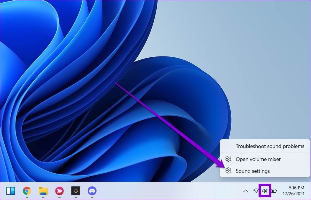 Open-Sound-Settings-1050x677 أفضل 7 طرق لإصلاح انخفاض حجم الصوت على Windows 11