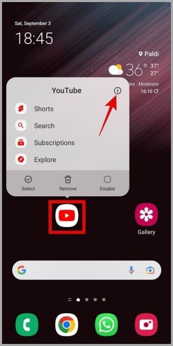 Open-YouTube-App-Info-339x675 أفضل 7 طرق لإصلاح تباطؤ تطبيق YouTube على Android و iPhone