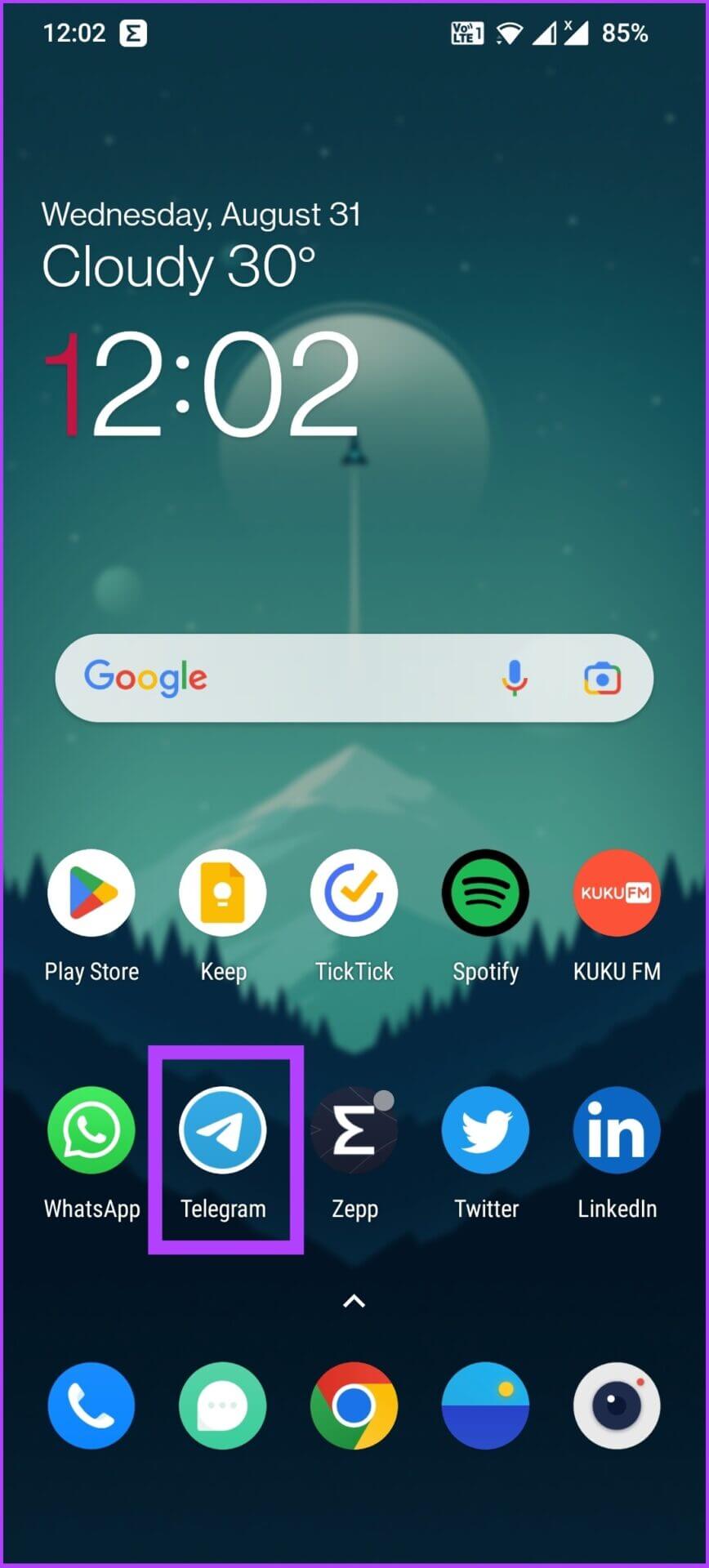 Open-the-Telegram-app-on-your-Android-1-868x1920 كيفية حذف جهات اتصال Telegram على iPhone أو Android أو الكمبيوتر الشخصي