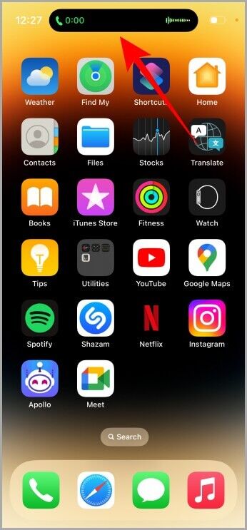 Phone-Calls-on-Dynamic-Island-346x743 أكثر من 12 شيئًا مثيرًا يمكنك القيام به مع الجزيرة الديناميكية
