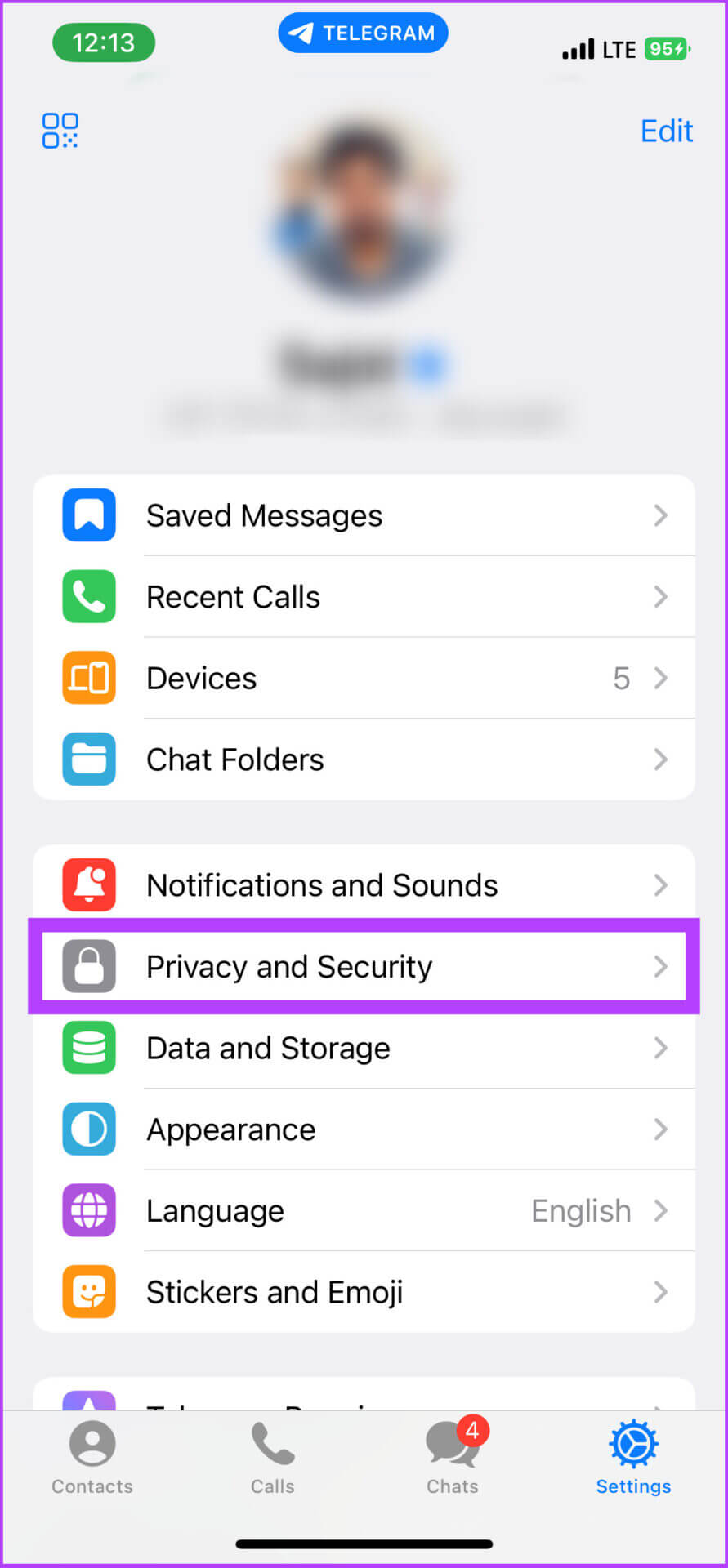 Privacy-and-Security-settings-on-iOS-891x1920 كيفية حذف جهات اتصال Telegram على iPhone أو Android أو الكمبيوتر الشخصي