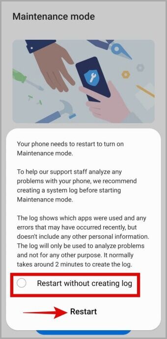Restart-into-Maintenance-Mode-on-Samsung-phone-340x691 كيفية استخدام وضع الصيانة على هواتف Samsung Galaxy