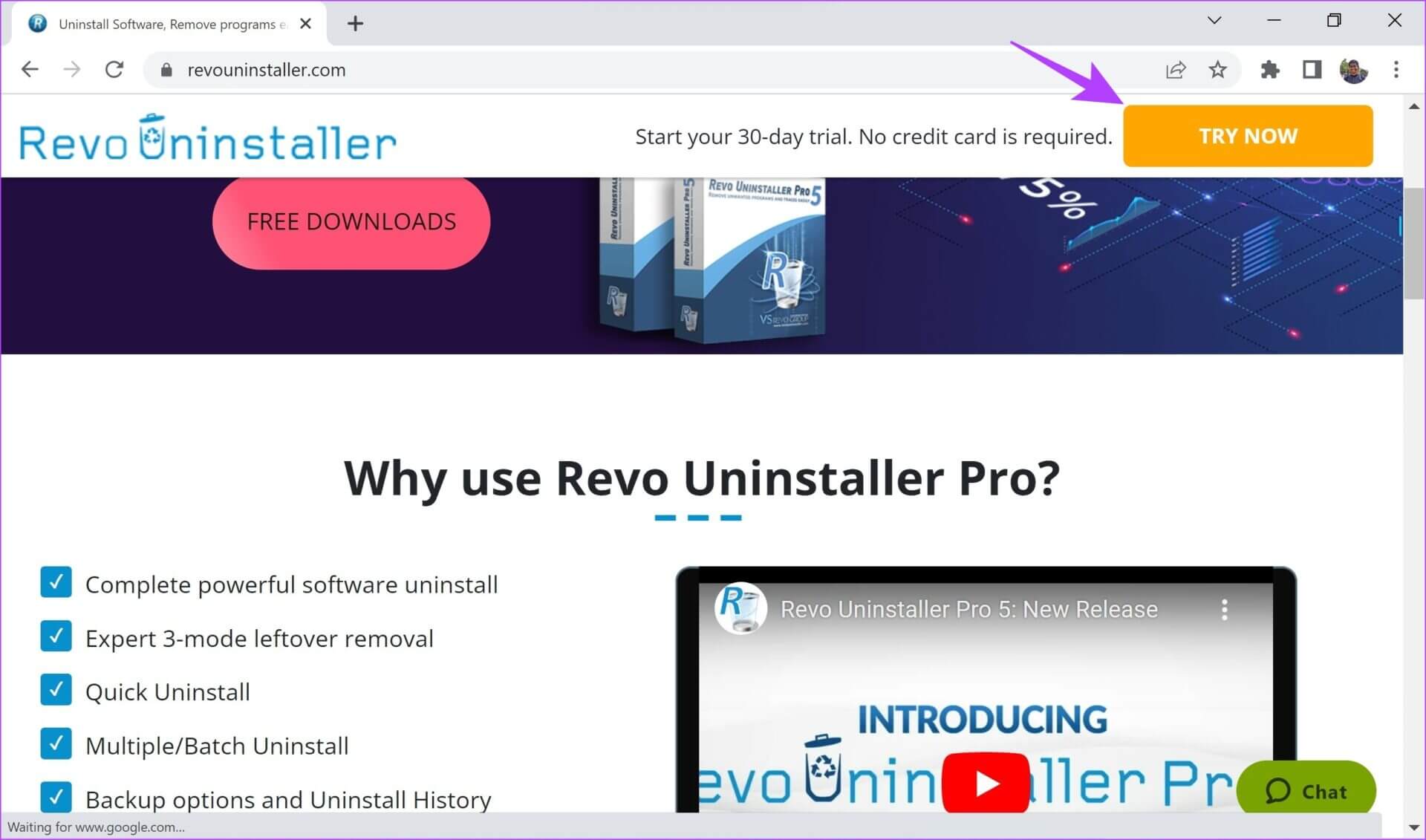 Revo-Try-Now-1-1920x1131 3 طرق لإزالة الملفات المتبقية بعد إلغاء تثبيت البرنامج على Windows