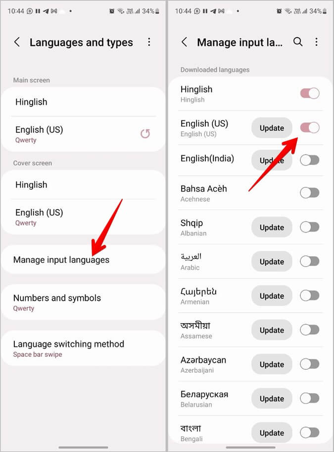 Samsung-Keyboard-Language-Remove-675x912 كيفية إضافة اللغة وتغييرها وإدارتها في لوحة مفاتيح Samsung