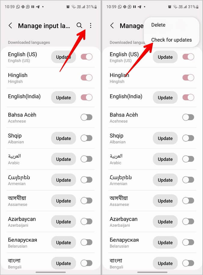 Samsung-Keyboard-Language-Update-675x912 كيفية إضافة اللغة وتغييرها وإدارتها في لوحة مفاتيح Samsung