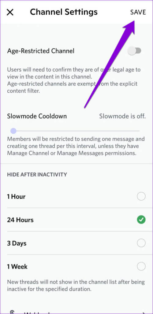 Save-Changes-in-Discord-Mobile-500x1024-1-500x1024 كيفية تمكين أو تعطيل الوضع البطيء على Discord