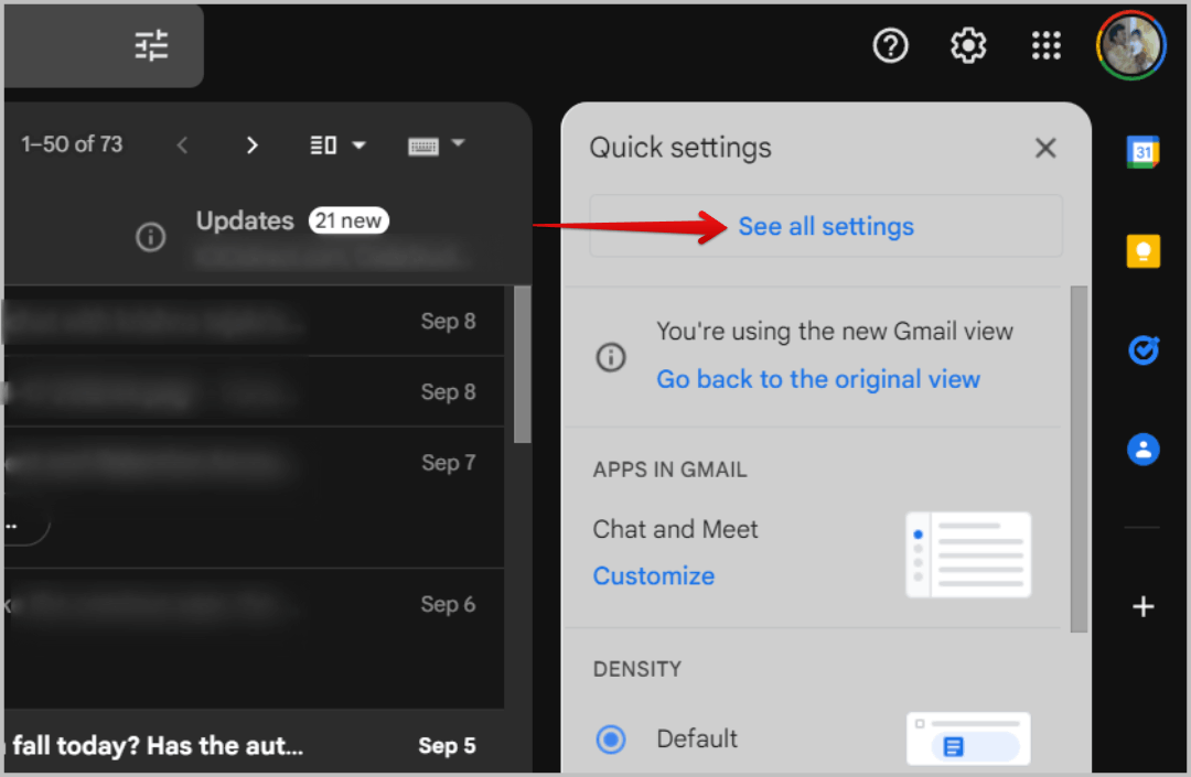See-all-settings كيفية تصدير الدردشة من Google Chat