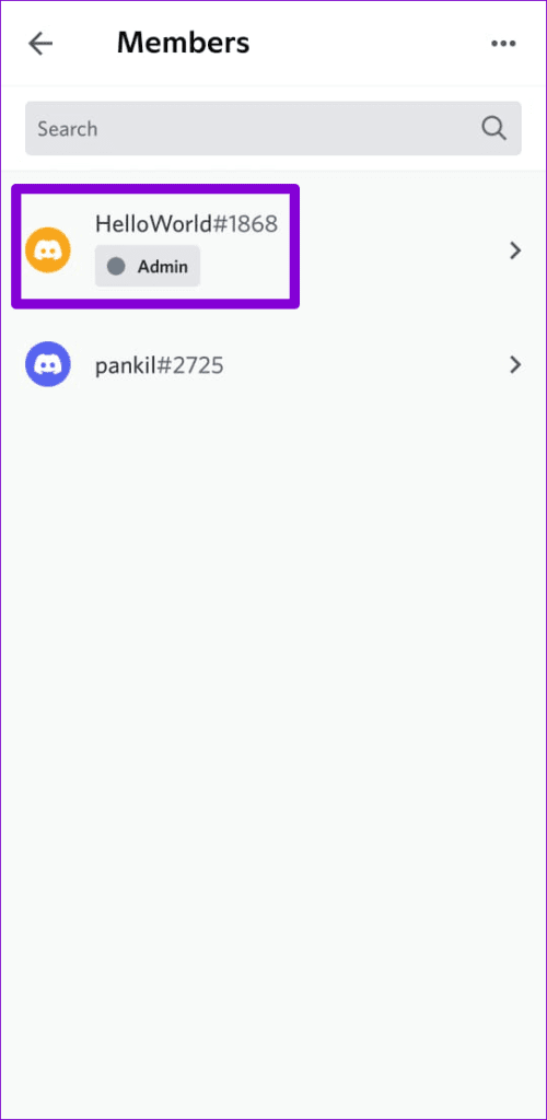 Select-Member-for-Ownership-500x1024-1 كيفية جعل شخص ما مسؤولًا أو مالكًا لخادم على Discord