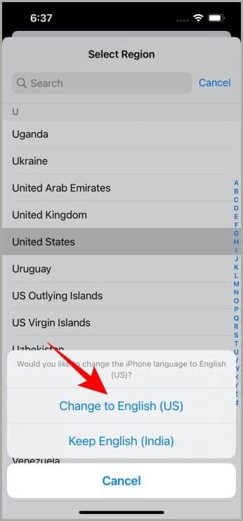 Select-Region-iPhone-346x742 كيفية تغيير تنسيق التاريخ والوقت في iPhone