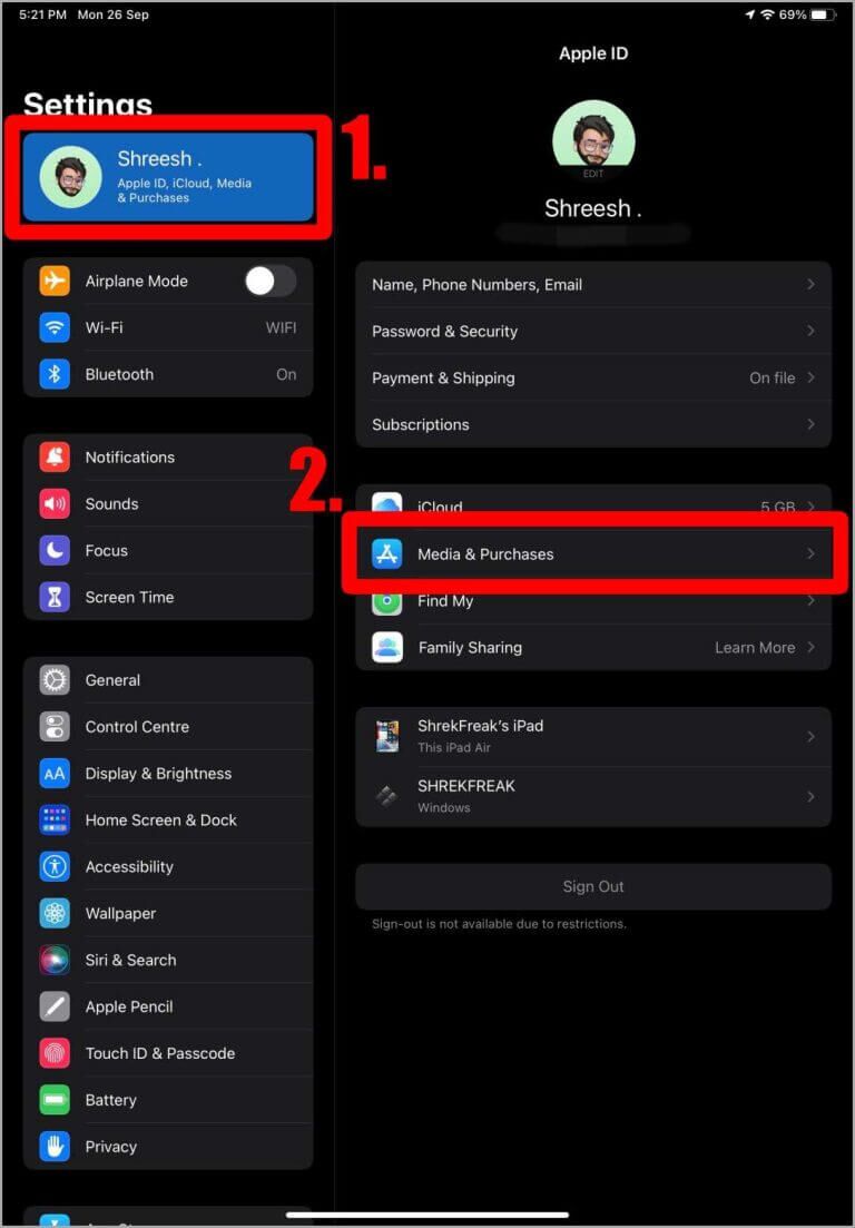 Settings-iPad-768x1103-1-768x1103 كيفية منع App Store من طلب كلمة المرور على iPad
