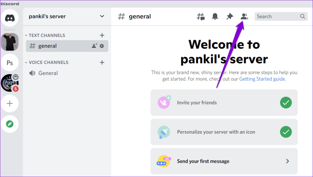 A closer look at Sample Discord Server Administration