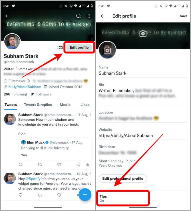 TW2-669x741 كيفية إعداد الإكراميات على Twitter على Android و iOS