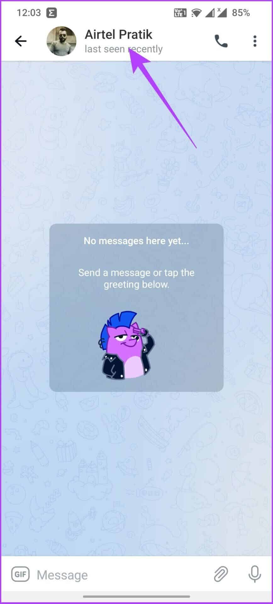 Tap-on-the-contacts-profile-1-868x1920 كيفية حذف جهات اتصال Telegram على iPhone أو Android أو الكمبيوتر الشخصي