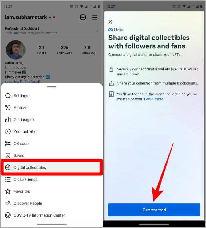 Tapping-Digital-Collectibles-in-your-profile-669x741 كيفية إعداد المقتنيات الرقمية على Instagram