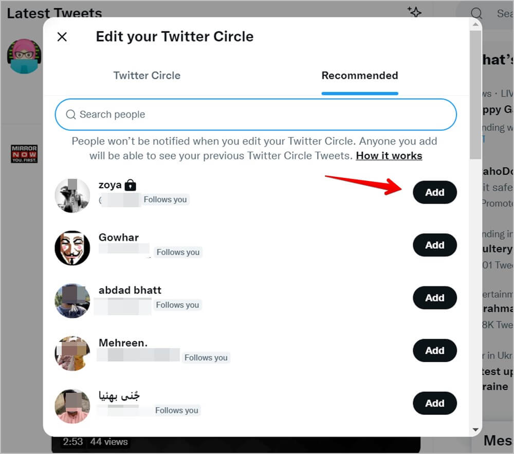 Twitter-Circle-Add-People-1000x883 15 شيئًا مهمًا يجب معرفته حول دائرة Twitter