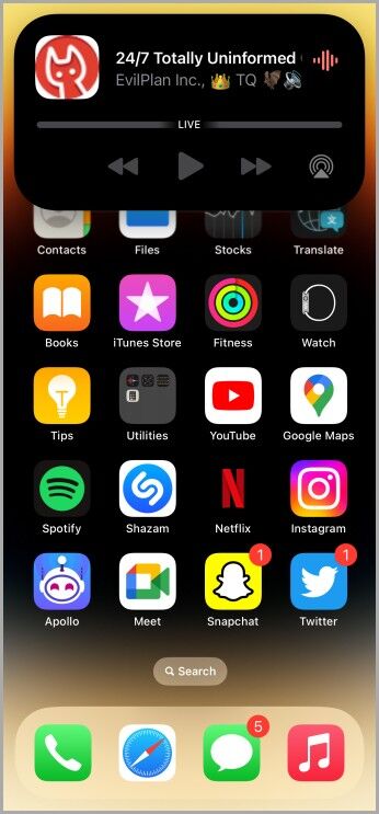 Twitter-Spaces-on-Dynamic-Island-2-346x743 أكثر من 12 شيئًا مثيرًا يمكنك القيام به مع الجزيرة الديناميكية