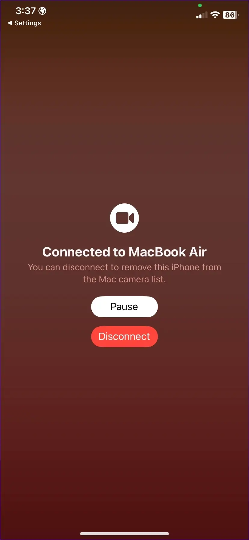 Use-iPhone-as-webcam كيفية استخدام iPhone ككاميرا ويب على Mac