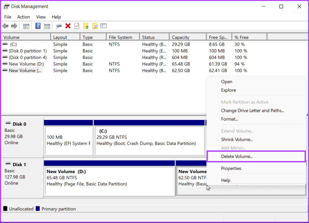 VirtualBox_Win-11-Clone_20_09_2022_12_06_22 كيفية إنشاء وتعديل أقسام القرص الصلب على Windows 11