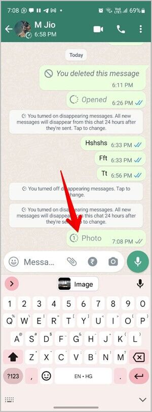 2 طرق لإرسال رسائل ذاتية الاختفاء على WhatsApp - %categories