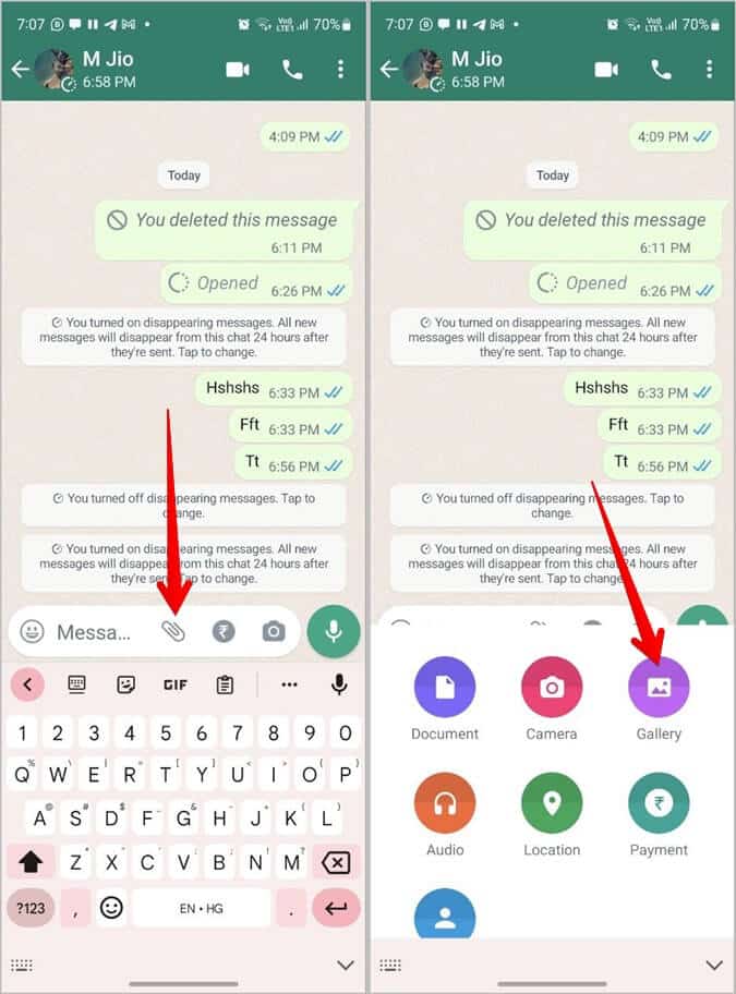 2 طرق لإرسال رسائل ذاتية الاختفاء على WhatsApp - %categories