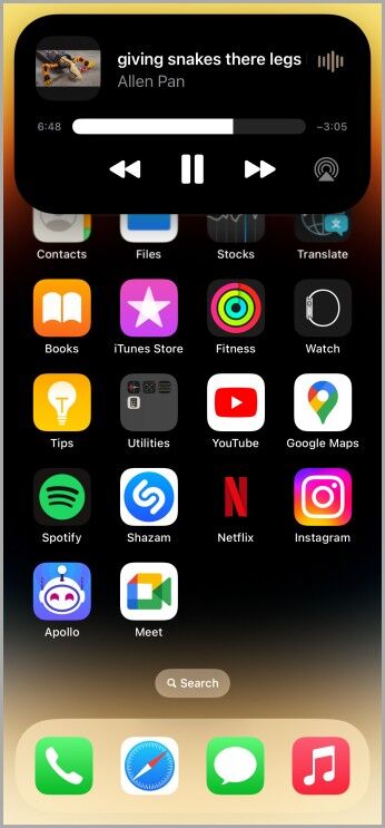YouTube-Premium-Controls-on-Dynamic-Island-2-346x743 أكثر من 12 شيئًا مثيرًا يمكنك القيام به مع الجزيرة الديناميكية