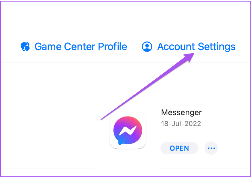 account-settings-mac-app-store-1 أفضل 7 طرق لإصلاح عدم عمل تطبيق Apple TV على Amazon Fire TV Stick