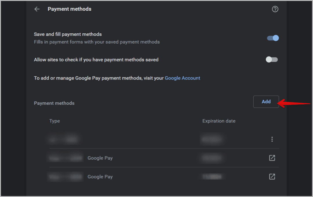كيفية إضافة وحذف وتحرير طرق الدفع على Chrome - %categories