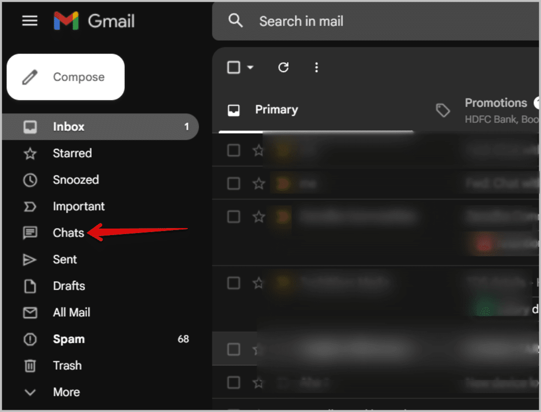 chats-in-Gmail كيفية تصدير الدردشة من Google Chat