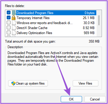 confirm-disk-cleanup-win11-1 أفضل 7 إصلاحات للخلفية السوداء خلف أيقونة المجلد في Windows 11