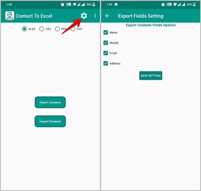 3 طرق لتصدير جهات اتصال Android إلى Microsoft Excel - %categories